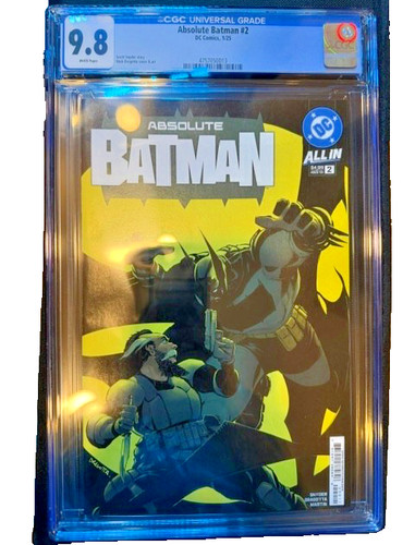 Absolute Batman #2 First Print CGC 9.8 Graded Cover A Snyder & Dragotta 🔥