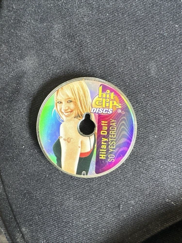 HITCLIPS Hilary Duff So Yesterday Chip Tiger Hasbro  Hit Clips Vtg Music No Case