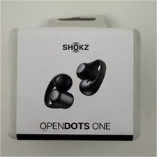 Shokz OpenDots ONE Black E310 Bluetooth Earbuds Wireless Charging