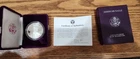 1986-S American Silver Eagle Silver Proof Coin with Original Packaging & COA