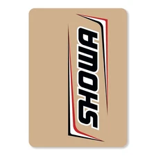 D'COR Visuals Black/White Showa Upper Fork Decals - 40-80-116