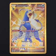 Pokémon TCG Card Houndoom 179/163 Battle Styles Gold Secret Rare Full Art - MP