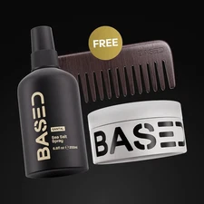 BASED Texture & Hold Duo with BASED Wide Tooth Comb - Limited Edition (No Snag)