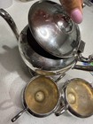 Vintage Art Silver Co Silverplate Coffee Tea Set 3 Piece Coffee Creamer Sugar — photo 6