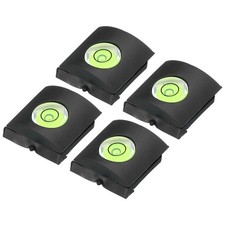 4 Pcs Camera Level Hot Shoe Cover Plastic Silicone Rubber Black, Green, 0.4   