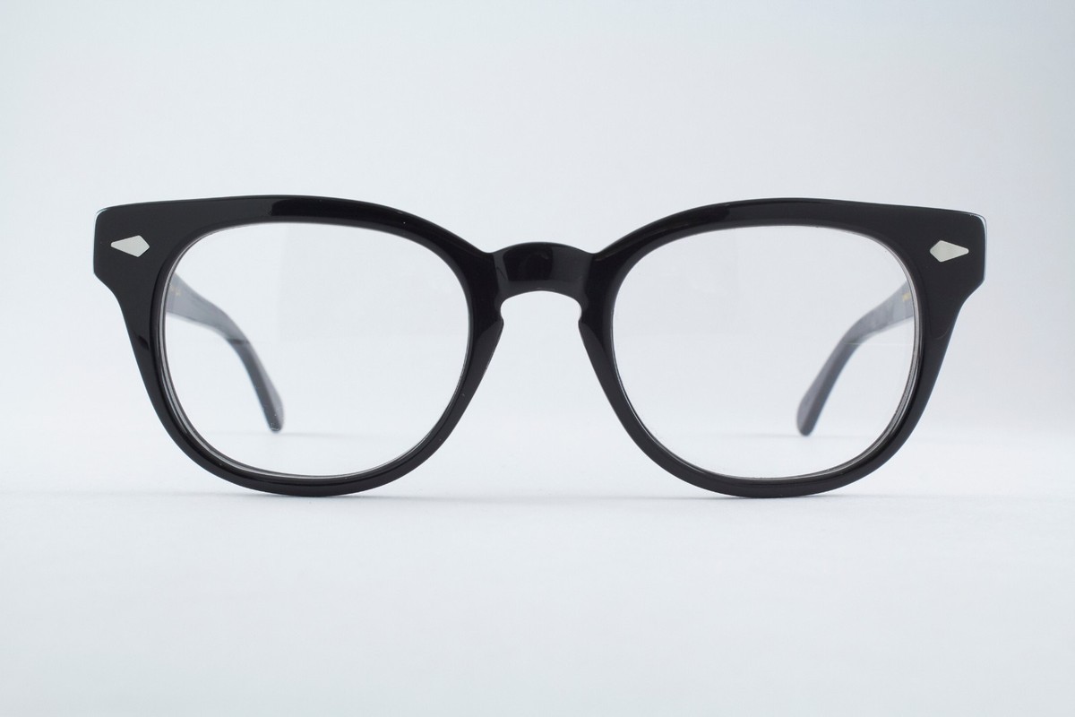 Rare Authentic Moscot Originals TUMMEL COL.BLACK 49mm Black Frames