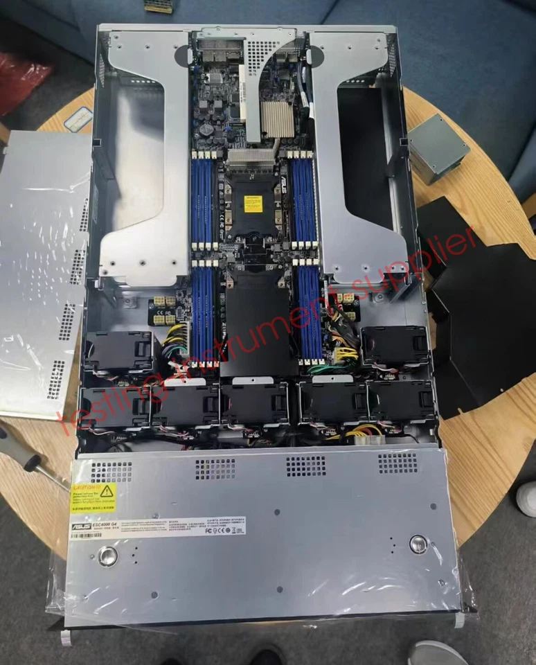 ASUS ESC4000 G4 2U Rackmount GPU Server 8X3.5" 2XPSU Support 2XLGA-3647 4XGPU - Image 4 of 4