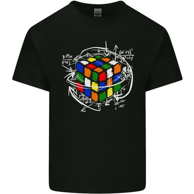 Rubix Cube Gleichung Lustig Puzzle Enigma Kinder T-shirt Kinder