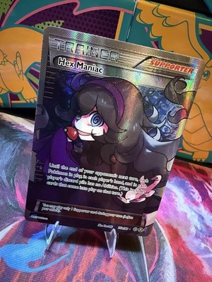 Pokemon Karte - Trainer Hex Maniac Supporter 75a/98 Holo Full Art