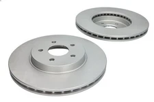 2X Brake Disc FERODO DDF1125C for FORD MONDEO III (B5Y) 3 2002-2007