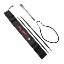 Carbon Fiber 5' Travel Spearfishing Two-Piece Pole Spear 3 Prong Barb Paralyzer