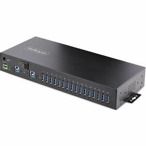 Startech 16-Port Industrial USB 3.0 Hub 5Gbps Mountable Terminal Block Power Up