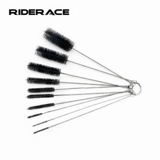 Bicycle Chain Cleaning Brush Set - 10-Piece Nylon Bristle Cleaning Tools for MTB