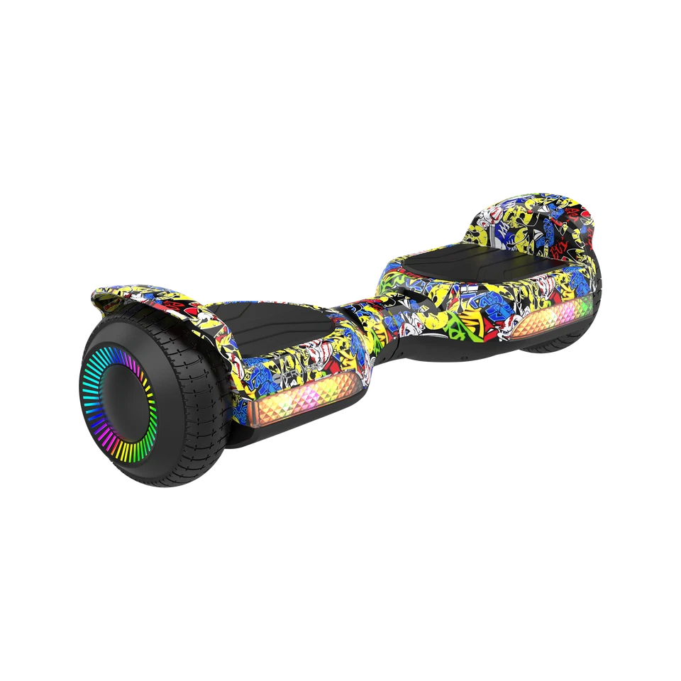 Elektro-Skateboard Hoverboard 6,5" LED Rebel für Kinder Erwachsene - Bild 4 von 4