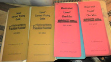 lot of 36 Lionel Ladd publications checklists vintage price guides 1970s 1960s