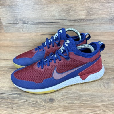 Nike Size 7.5 F.C. React Team Red Blue Void Men's Soccer Shoes