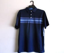 Ben Hogan Performance Striped Polo Shirt Men Sz S 34-36 NWT Moisture Wicking
