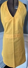 1976, McDonald's, "Un-Used", Female Employee Yellow Dress Apron Vintage 