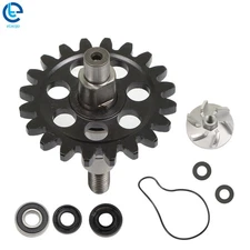 Water Pump Impeller Shaft Gear Kit For Yamaha YZ250F 2001-2010 2011-2013 New