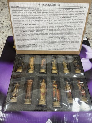 The Chessman Crusades Chess Set Summit Coll Model No 6255  Yr 2006 Original Box