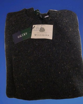 Men's Long Sleeve Wool Crew Neck Sweater