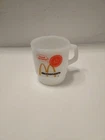Vintage Retro 70’s McDonald’s Oven proof coffee mug milk glass 3.5” tall
