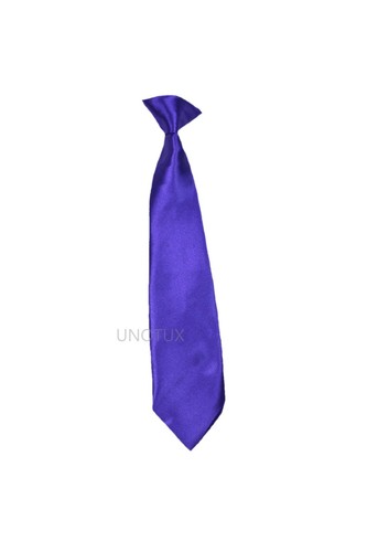 Corbata de satén con clip de 23 colores para trajes de niño esmoquin S:S-4T M:5-7 L:8-14 XL:16-20 - Imagen 30 de 48