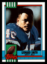 1990 Topps Leonard Smith Buffalo Bills #194 Centered Mint