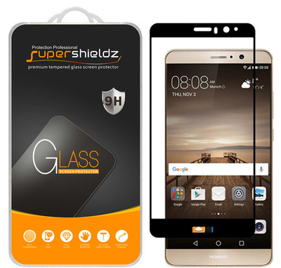 Supershieldz for Huawei Mate 9 Full Cover Tempered Glass Screen Protector -Black