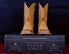 Cuero The Vincent Handcrafted Leather Boots - Crazy Mango