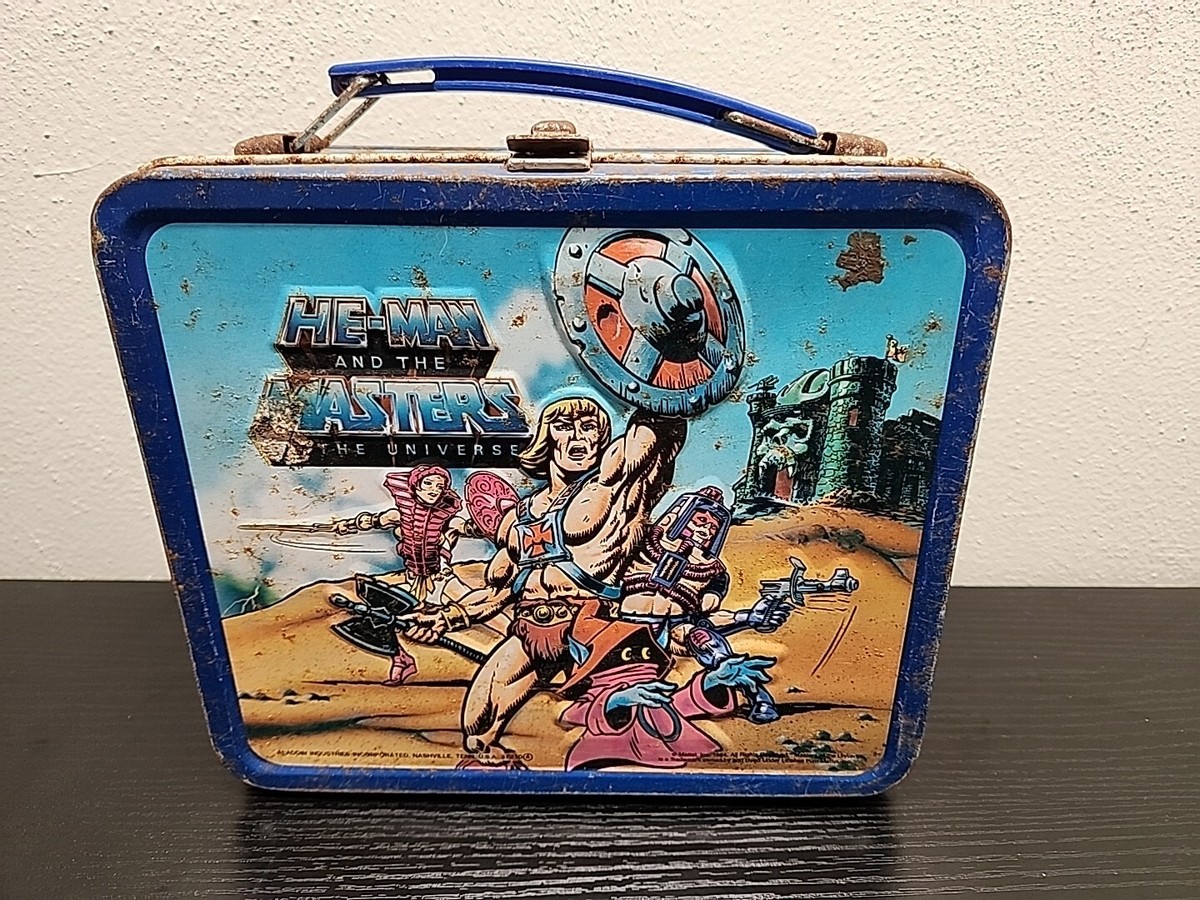 He Man And The Masters Of The Universe Metal Lunch Box 1984
