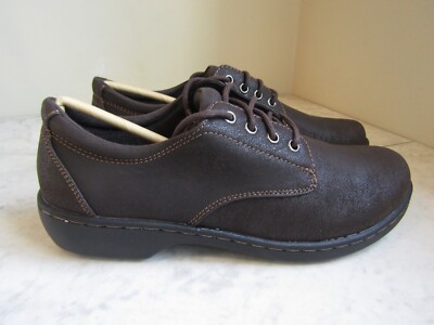 NIB Eastland Pandora Active Memory Foam Brown Stitched Woman's Shoes 9 EU 40
