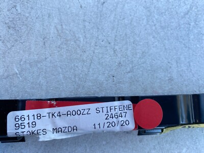 2018-2020 HONDA ACCORD STIFFENER RH REAR BUMPER FACE 66118-TK4