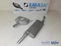 Imasaf Auspuffset Mitteltopf+Endtopf FüR Lancia Dedra Sw 2.0 Integrale 1994-1999