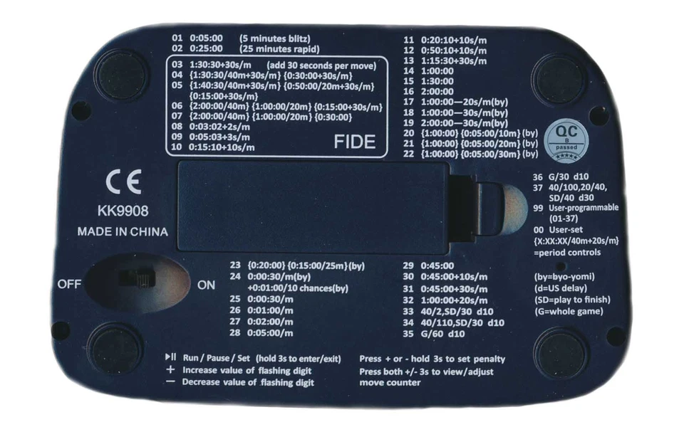 FIDE Approved Chess Clock - Image 2 of 2