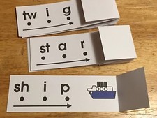 CCVC Word - Blending Cards- Reading Activity Set - Teaching Supplies
