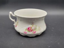 Antique Chamber Pot Floral Stoneware - East Palestine Ohio Pottery Co (EPPCO)