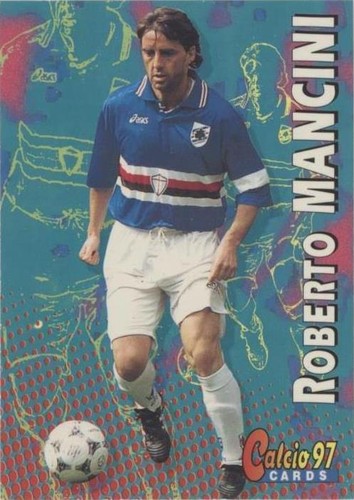 1995-96 Panini Calcio cards 1996 # 113 Roberto Mancini Sampdoria