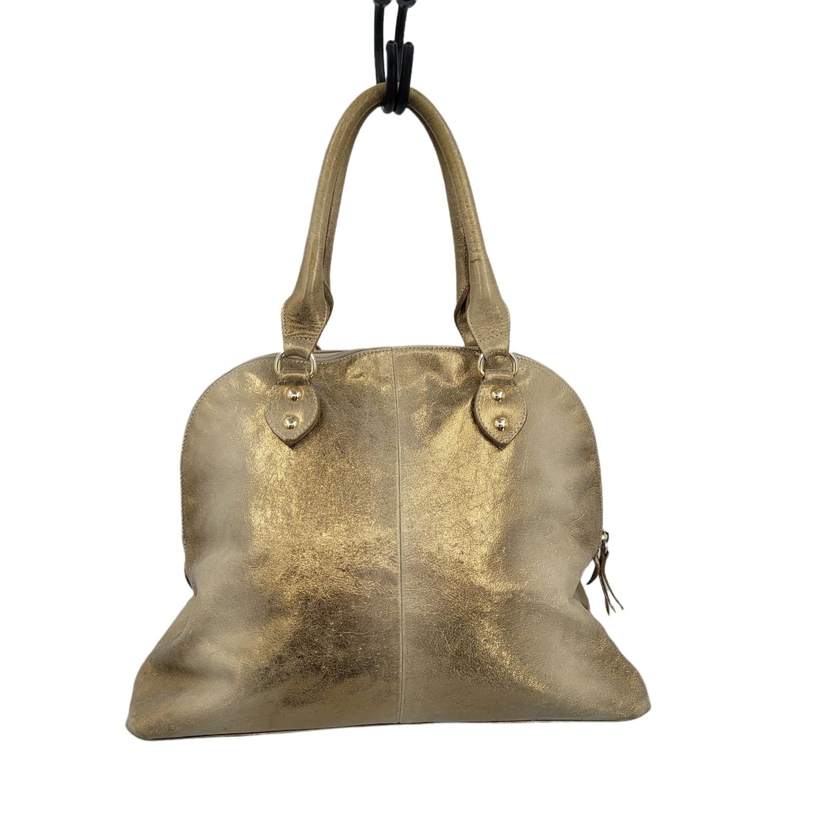 パ*ラ様 新品　ROBERTA GANDOLFI　Tote Bag　イタリア製 Roberta Gandolfi Shoulder Tote Bag Italian Leather Gold