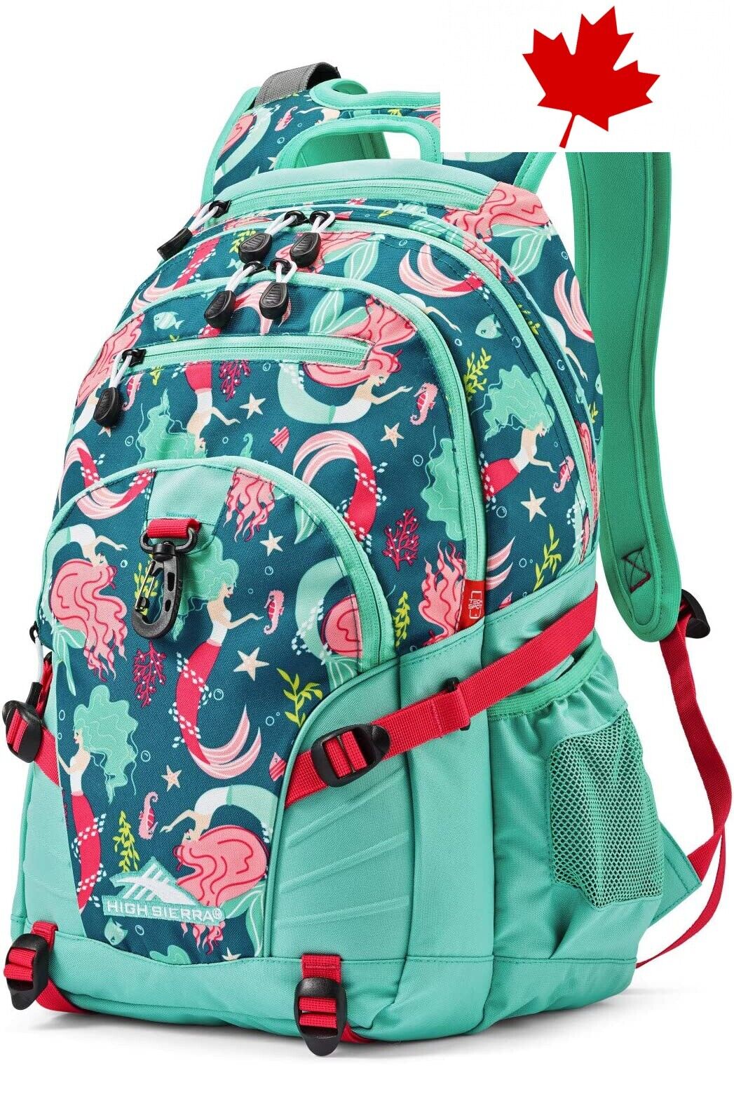Mermaid Loop Backpack in 19 x 13.5 x 8.5-Inch Size