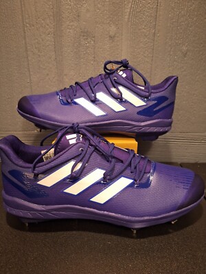Men's Adidas Adizero Afterburner 8 Purple Baseball Cleats H00980