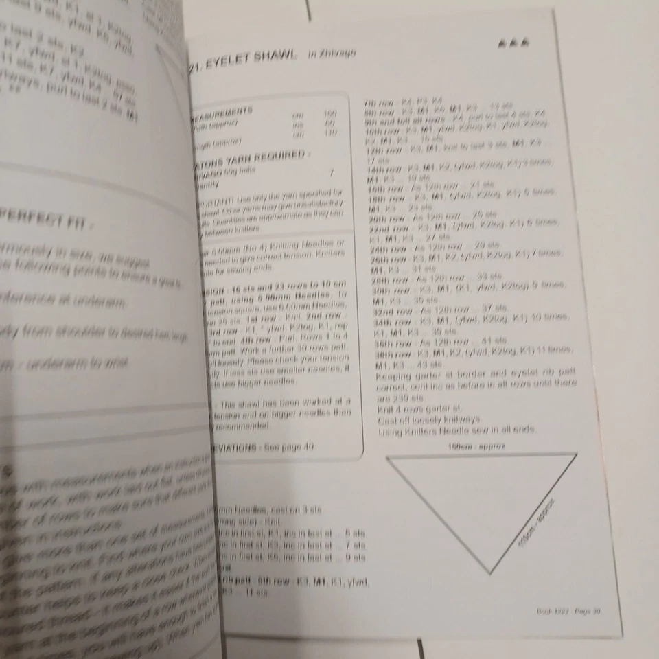 Patons Knitted Wraps & Tops in Ostrich, Feathers & Zhivago Book #1222 - Image 2 of 4