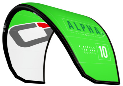 Ozone Kitesurfing Kite Alpha V2 - 12m - Grün, Freeride Allround. 30% Rabatt