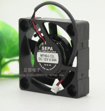 1pc SEPA MF40J-12L 12V 0.04A 4010 4cm 2 line miniature silent cooling fan