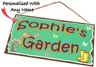 Personalised Garden Sign Personalised Garden Sign Vintage Style Garden Sign 