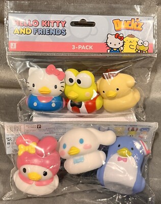 Hello Kitty and Friends Duckz Ducks Keroppi Pompompurin TuxedoSam Cinnamoroll