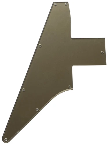 1 Ply Guitar Pickguard For Gibson 76 Explorer Re-Issue Style Blank,Acrylic Gold