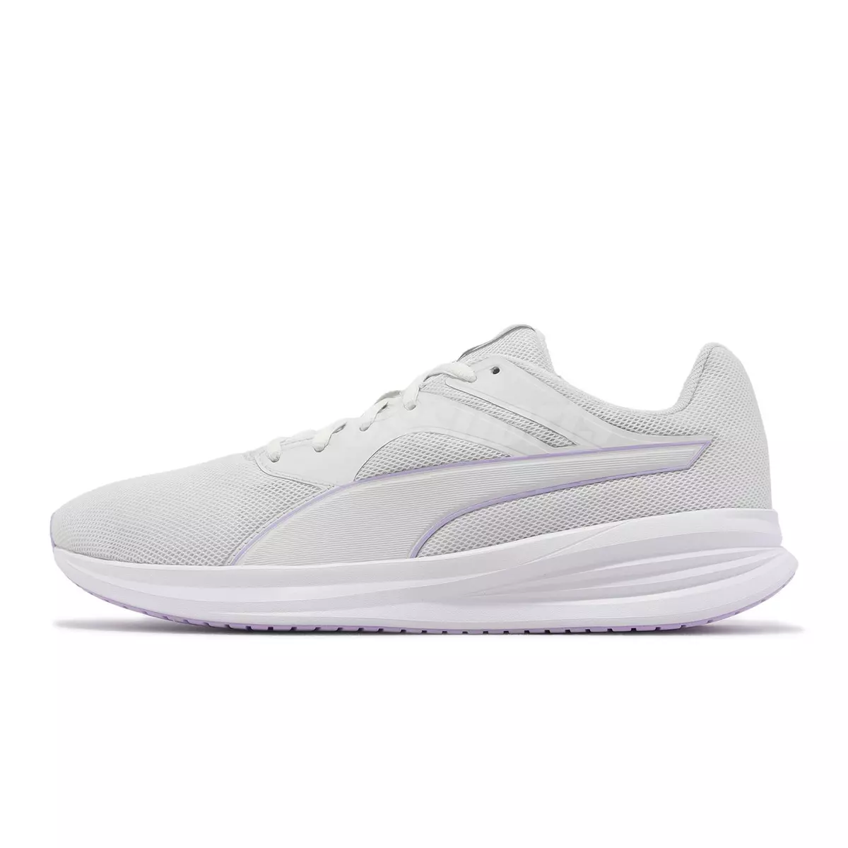 Zapatos puma gris clearance white