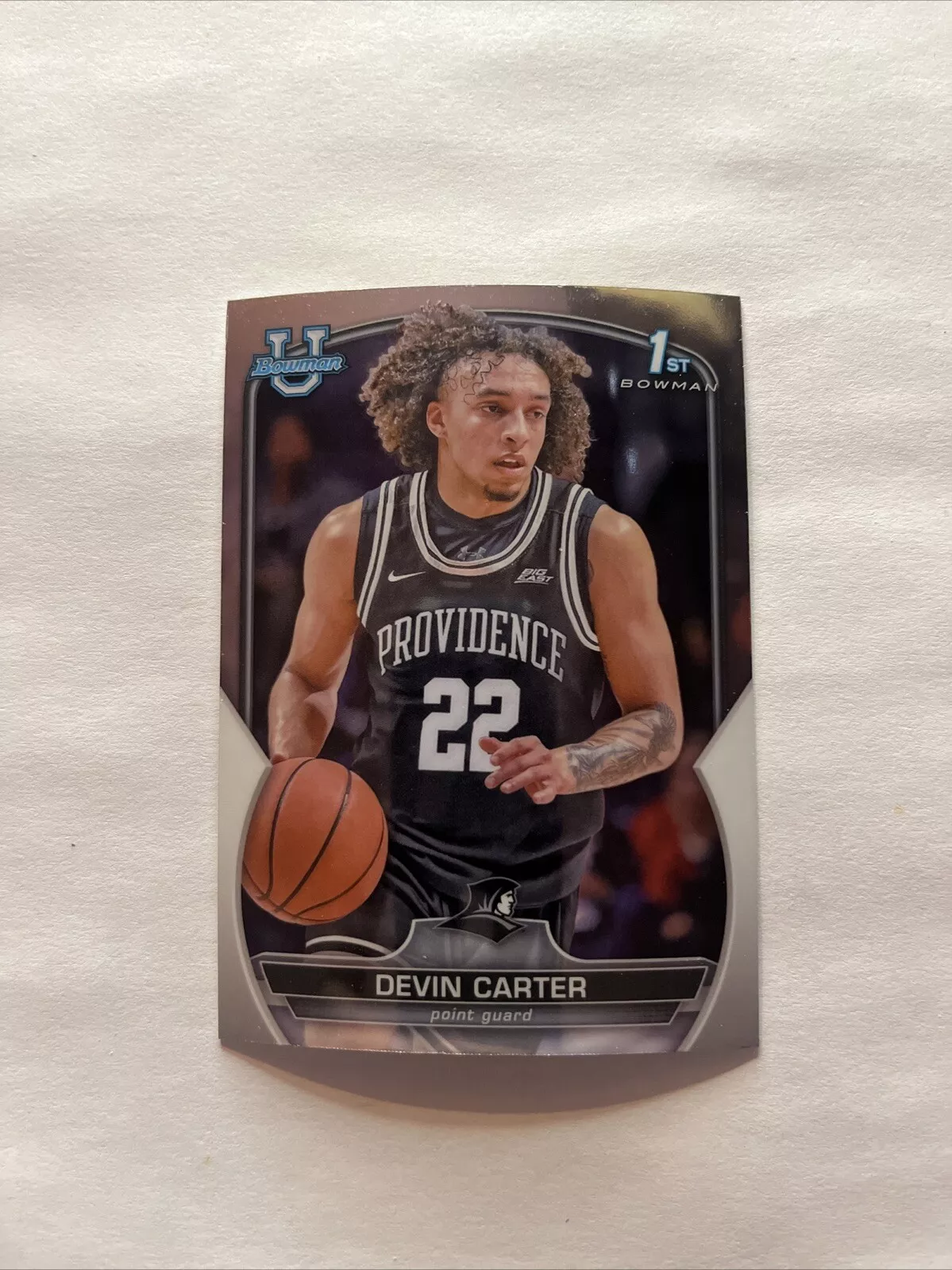 Devin Carter trading card