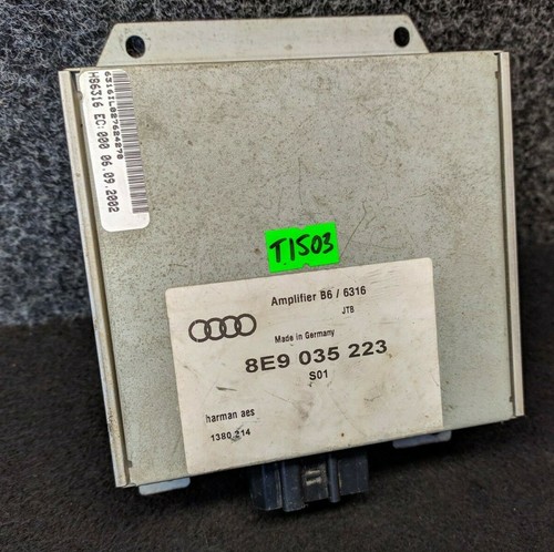 8E0035223 Original VW Audi Stereo Radio Lautsprecher Amp Verstärker